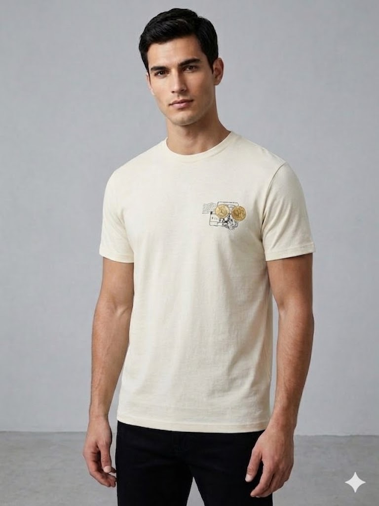 GUESS Erkek Modern Kesim Bisiklet Yaka T-Shirt M6GI37K3318