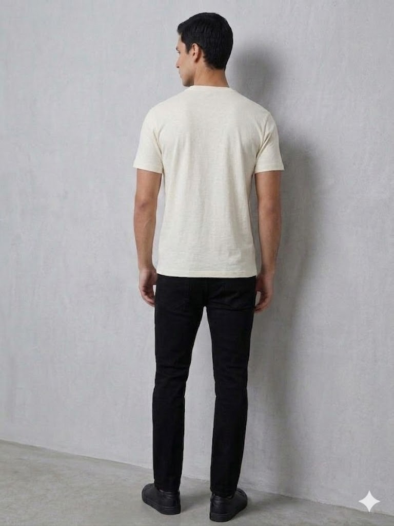 GUESS Erkek Modern Kesim Bisiklet Yaka T-Shirt M6GI37K3318
