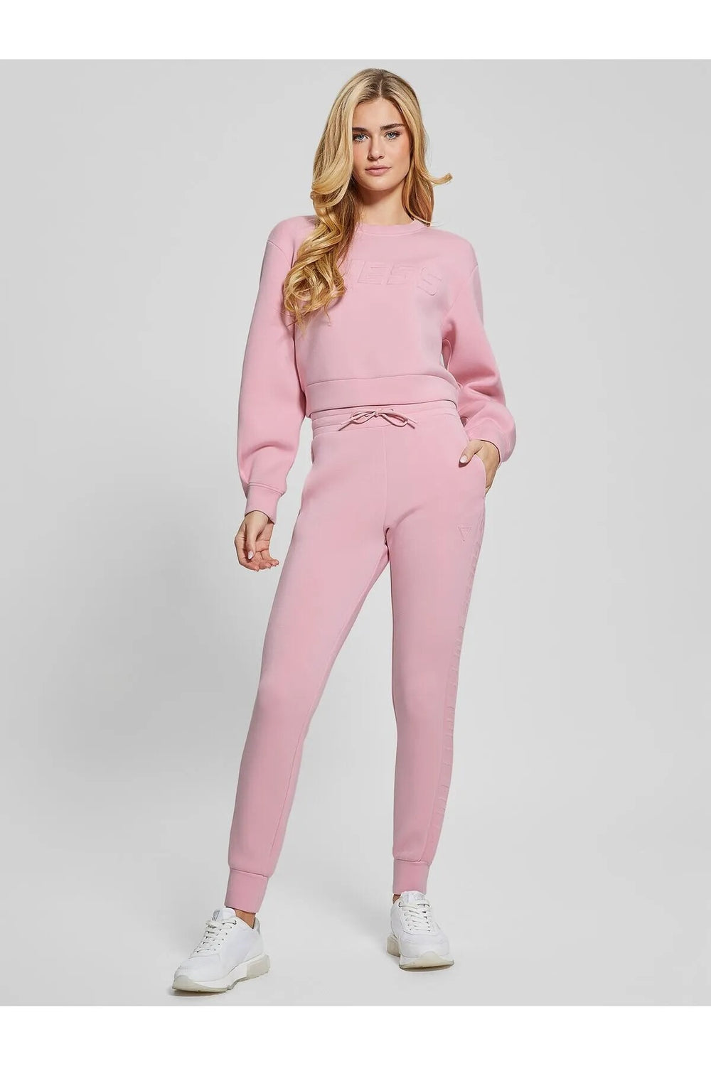 GUESS Yan Logo Şeritli Jogger Pantolon  V2YB18K7UW2