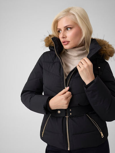 GUESS Kemerli Kısa Şişme Mont W6BL58W4197