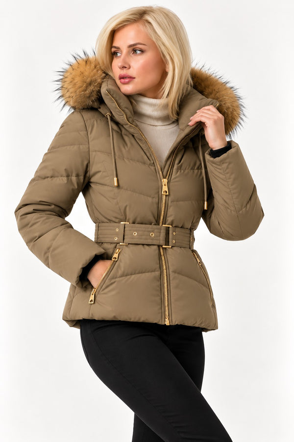 GUESS Kemerli Kısa Şişme Mont W6BL58W4197
