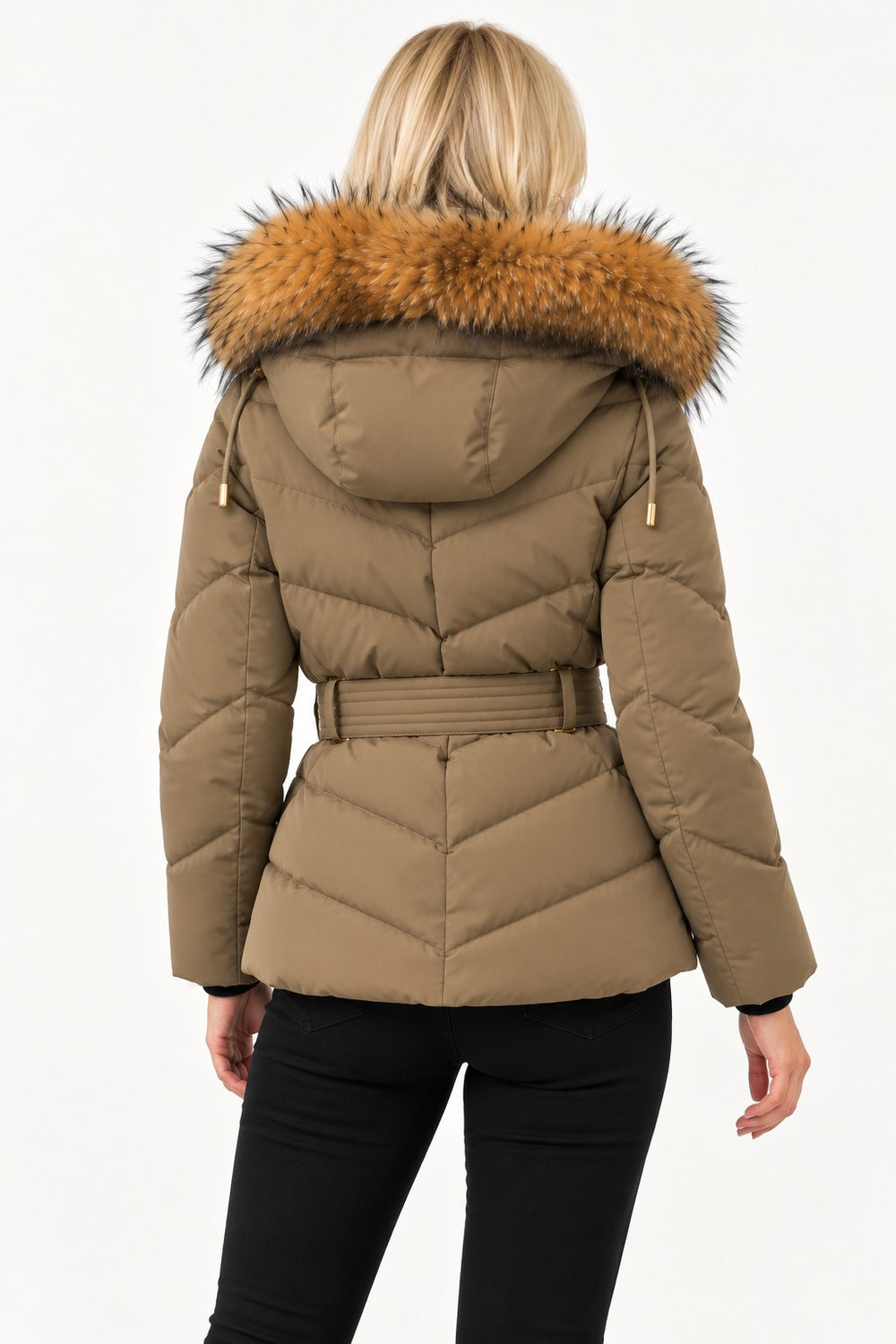 GUESS Kemerli Kısa Şişme Mont W6BL58W4197