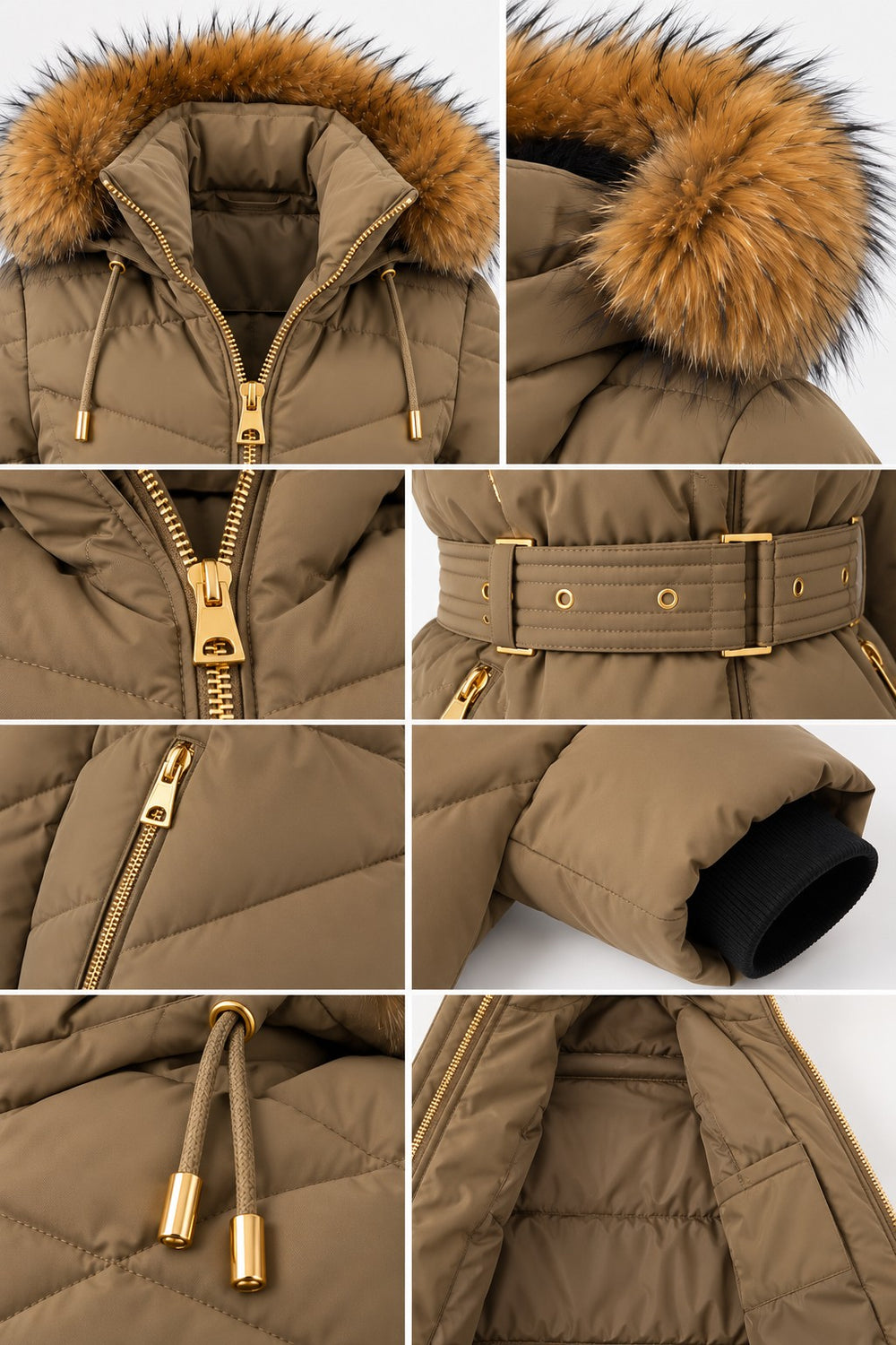 GUESS Kemerli Kısa Şişme Mont W6BL58W4197