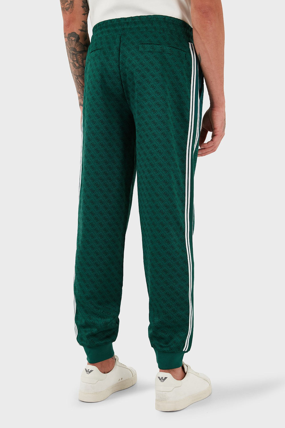 GUESS Parimo 4G Logolu Regular Fit Normal Bel Düz Paça Erkek Pantolon Z5BB07K2042