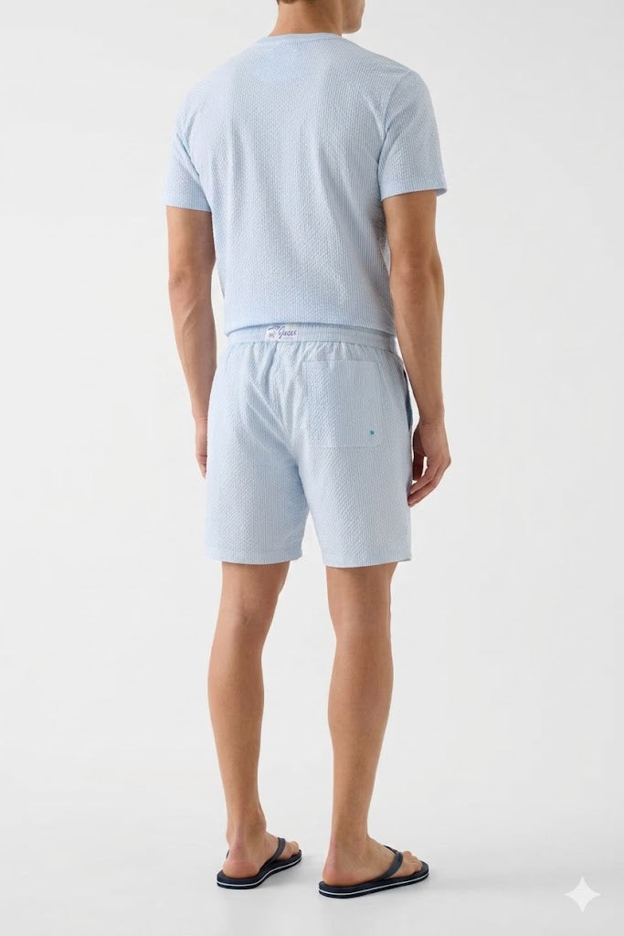 GUESS Erkek Çizgili Mayo Şort F6GT11WN342