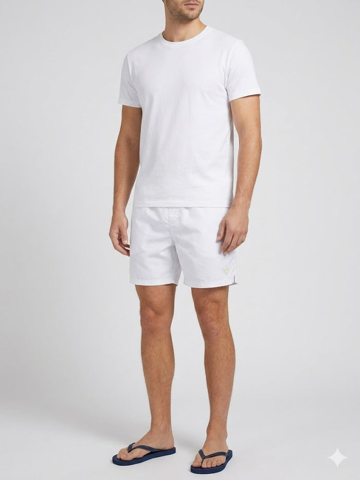 GUESS Erkek Logo Detaylı Cepli Deniz Şortu F4GT01WG282