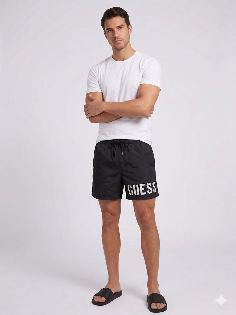 GUESS Erkek Deniz Şortu Mayo F4GT28WG292