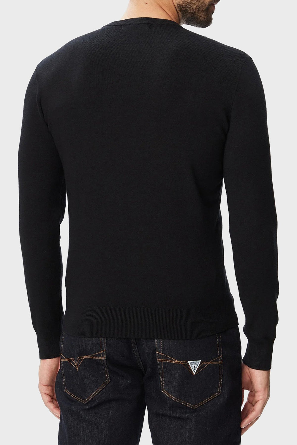 GUESS Nakışlı Logolu Kazak M6YR12Z0917