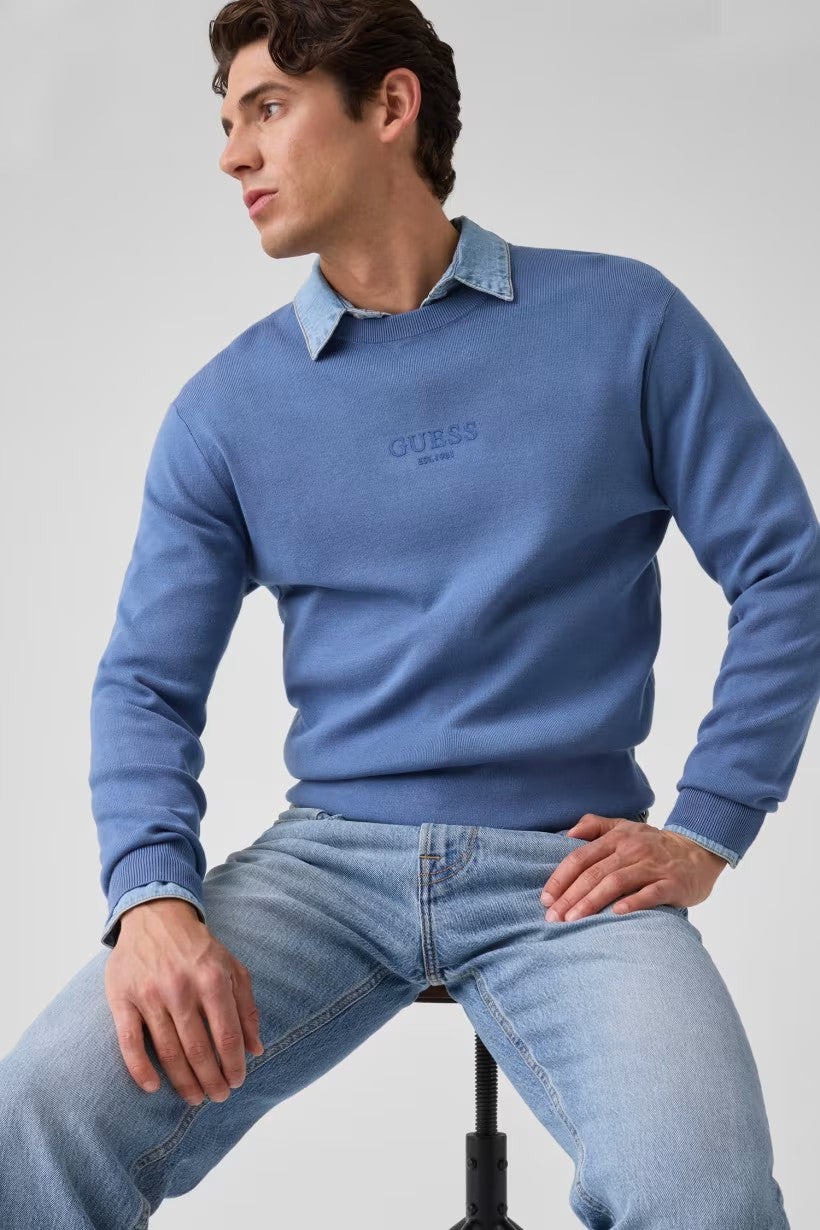 GUESS Nakışlı Logolu Kazak M6YR12Z0917