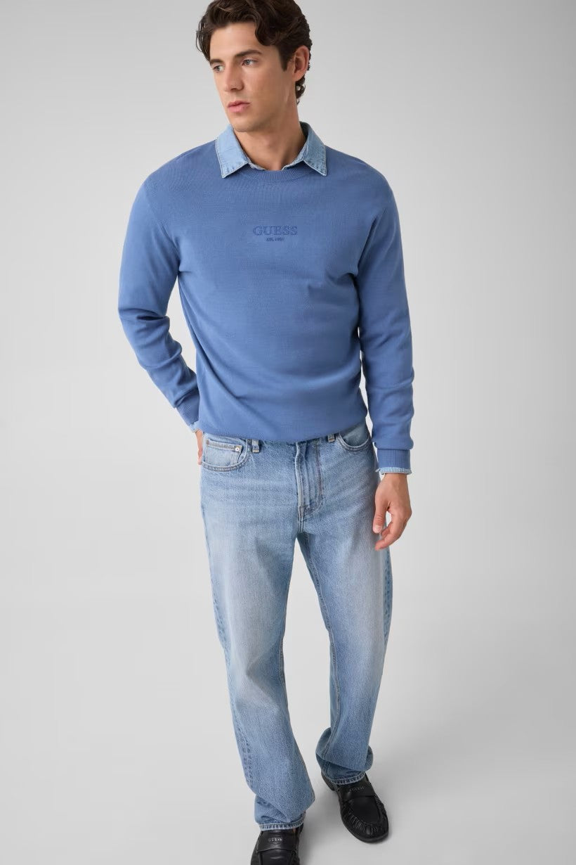 GUESS Nakışlı Logolu Kazak M6YR12Z0917