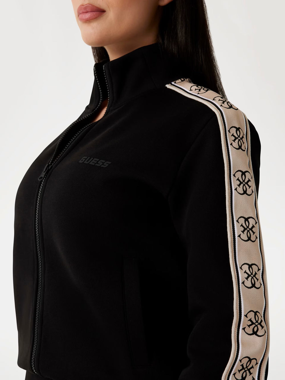 GUESS Yan şerit logolu sweatshirt V2YQ16KB3P2