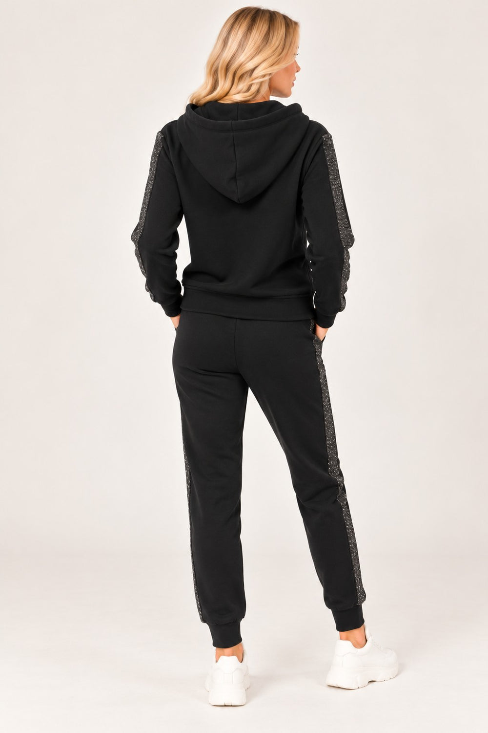 GUESS Kol Şerit Detaylı Sweatshırt W6BQ12K6058