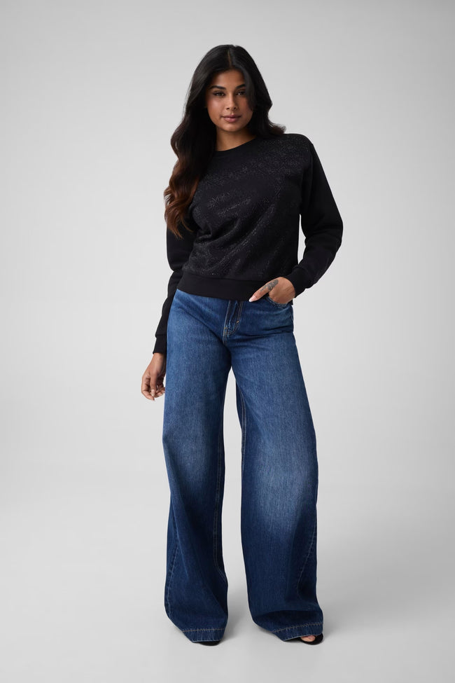 GUESS Tamamı 4G Logolu Sweatshirt  W6BQ14K6060