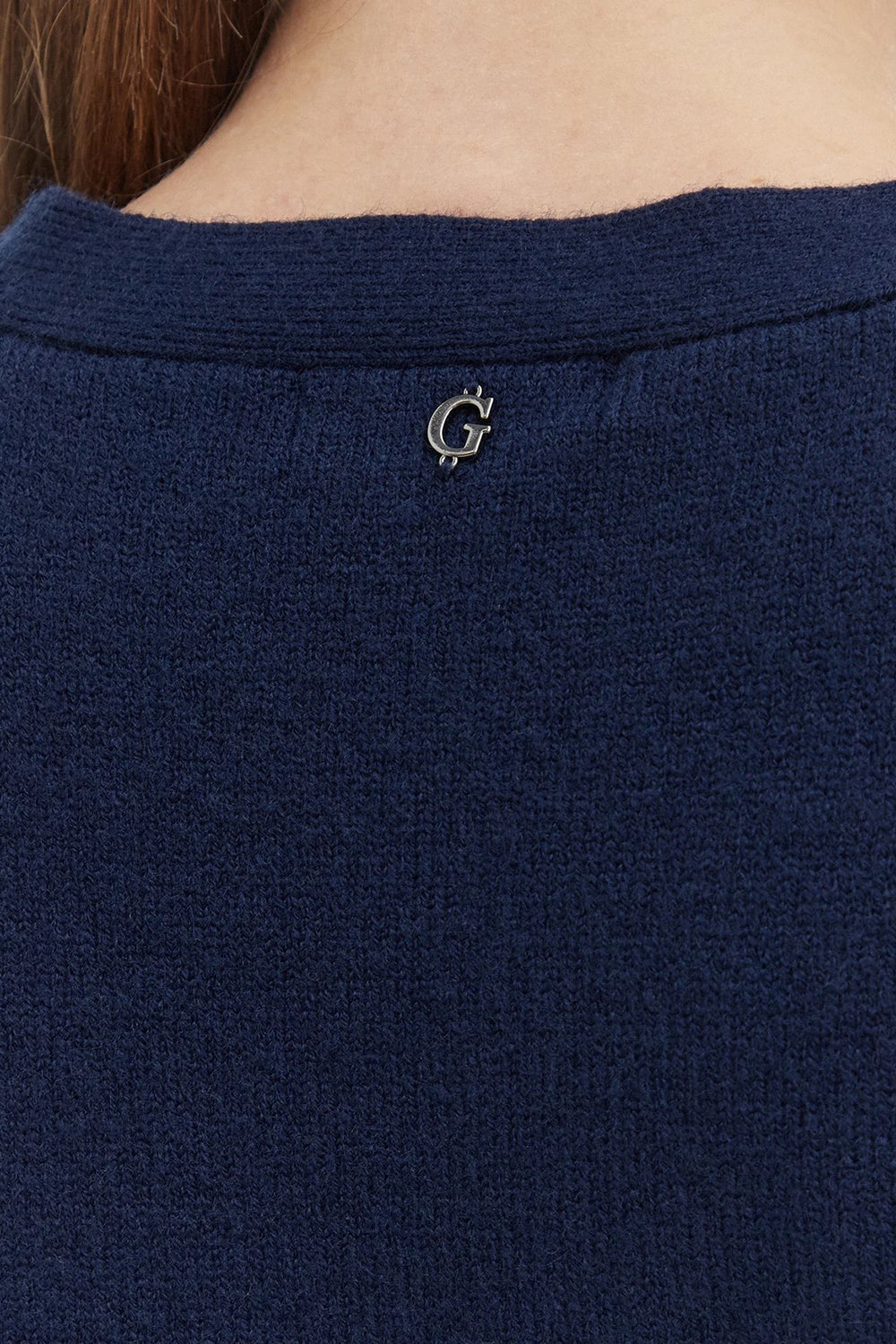 GUESS Baklava Desenli V Yaka Düğmeli Kadın Kazak W6BR47Z1446