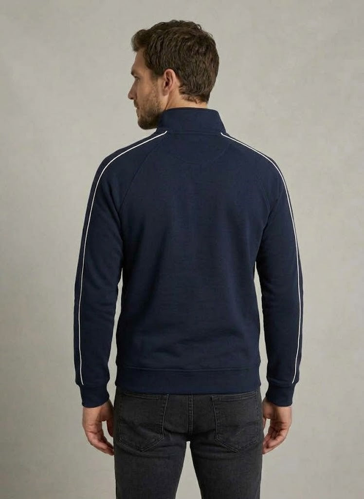 GUESS Fermuarlı Yüksek Yakalı Pamuk Karışımlı Sweatshirt Z6BQ10K6551