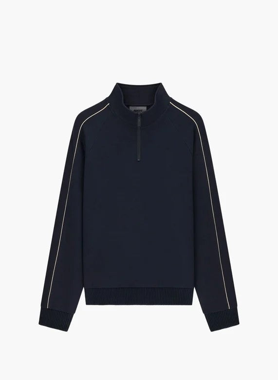 GUESS Fermuarlı Yüksek Yakalı Pamuk Karışımlı Sweatshirt Z6BQ10K6551