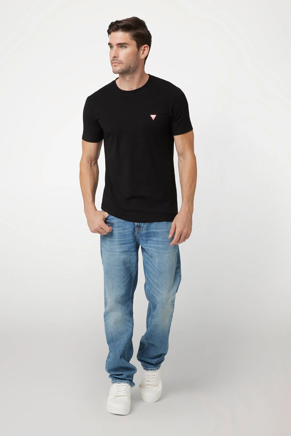 GUESS Classic Mini Üçgen Logolu T-SHIRT M2YI24J1314