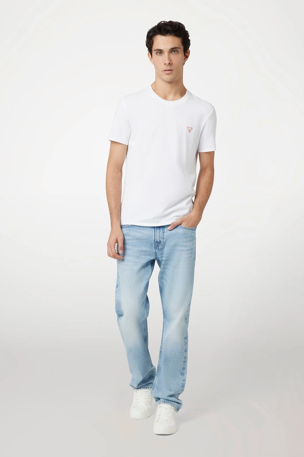 GUESS Classic Mini Üçgen Logolu T-SHIRT M2YI24J1314