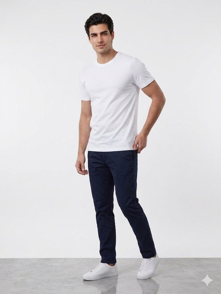 GUESS Bisiklet Yaka Kısa Kollu Basic T-Shirt M2YI72I3Z14