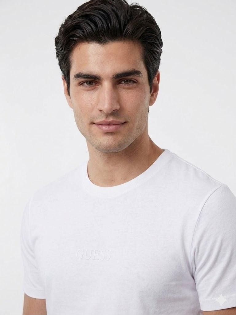 GUESS Bisiklet Yaka Kısa Kollu Basic T-Shirt M2YI72I3Z14