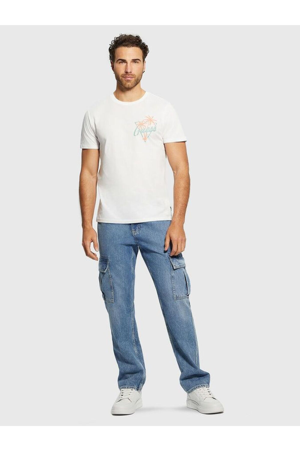 GUESS Desenli T-Shirt M4GI46K9RM1