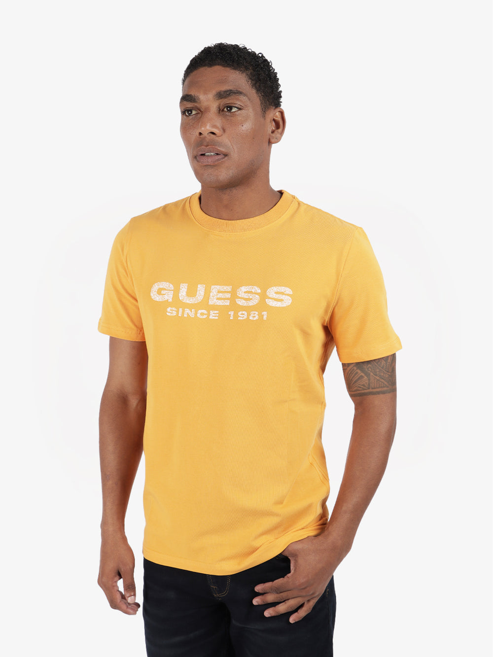 GUESS Kendinden Desenli T-shirt M4GI61J1314