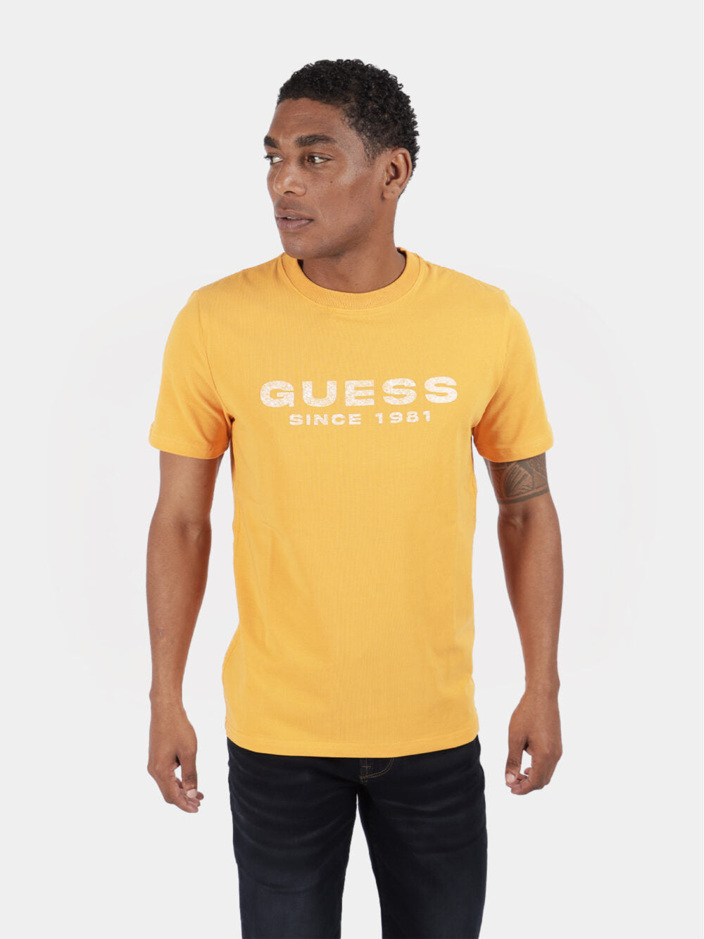 GUESS Kendinden Desenli T-shirt M4GI61J1314