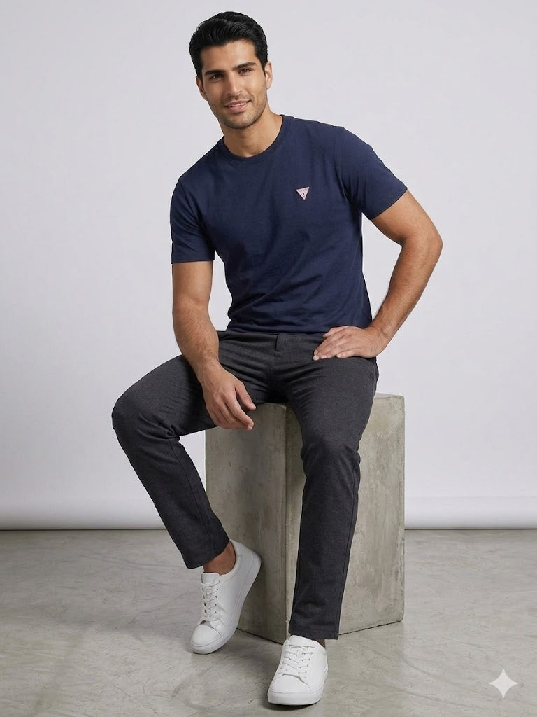 GUESS Üçgen Logolu T-Shirt M4YI46K8FQ4