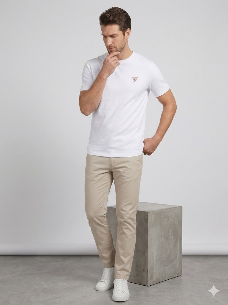 GUESS Üçgen Logolu T-Shirt M4YI46K8FQ4