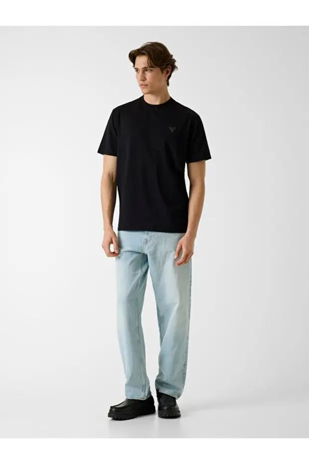 GUESS Jersey Erkek Modal Karışımlı Regular Fit T-Shirt M6GI21K3053