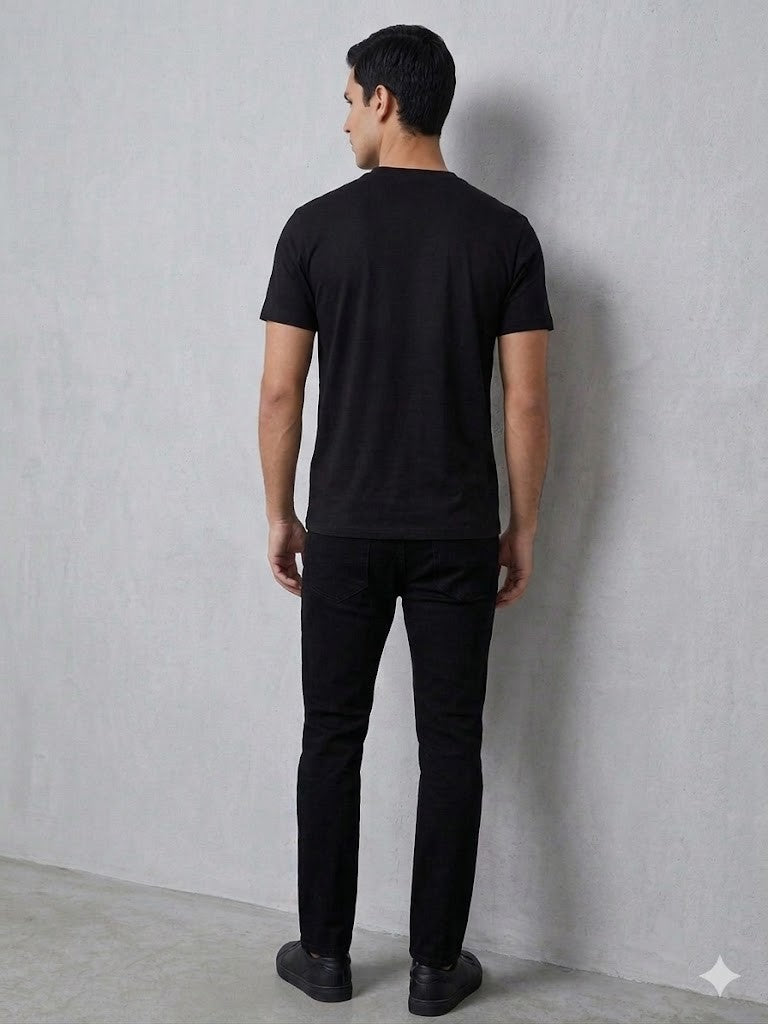 GUESS Erkek Modern Kesim Bisiklet Yaka T-Shirt M6GI37K3318