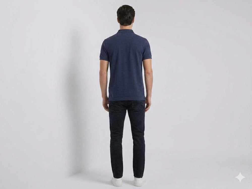 GUESS Erkek Polo Yaka Kısa Kollu Basic T-Shirt M6GP18K3086