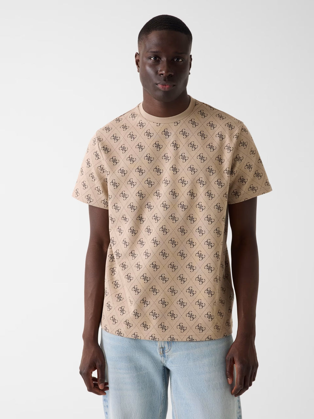 GUESS Jacquard Logo T-Shirt M6GP34K3200