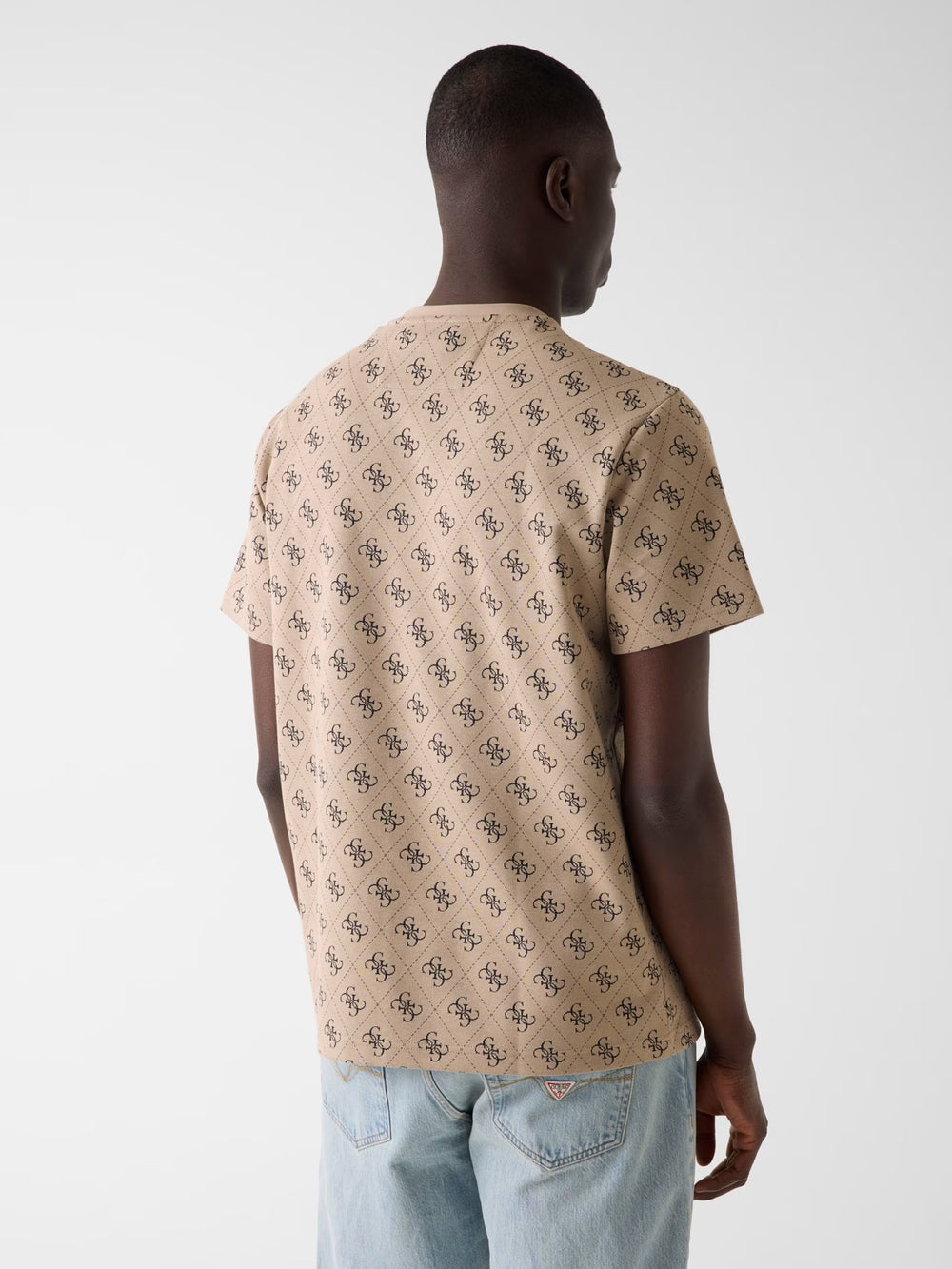 GUESS Jacquard Logo T-Shirt M6GP34K3200