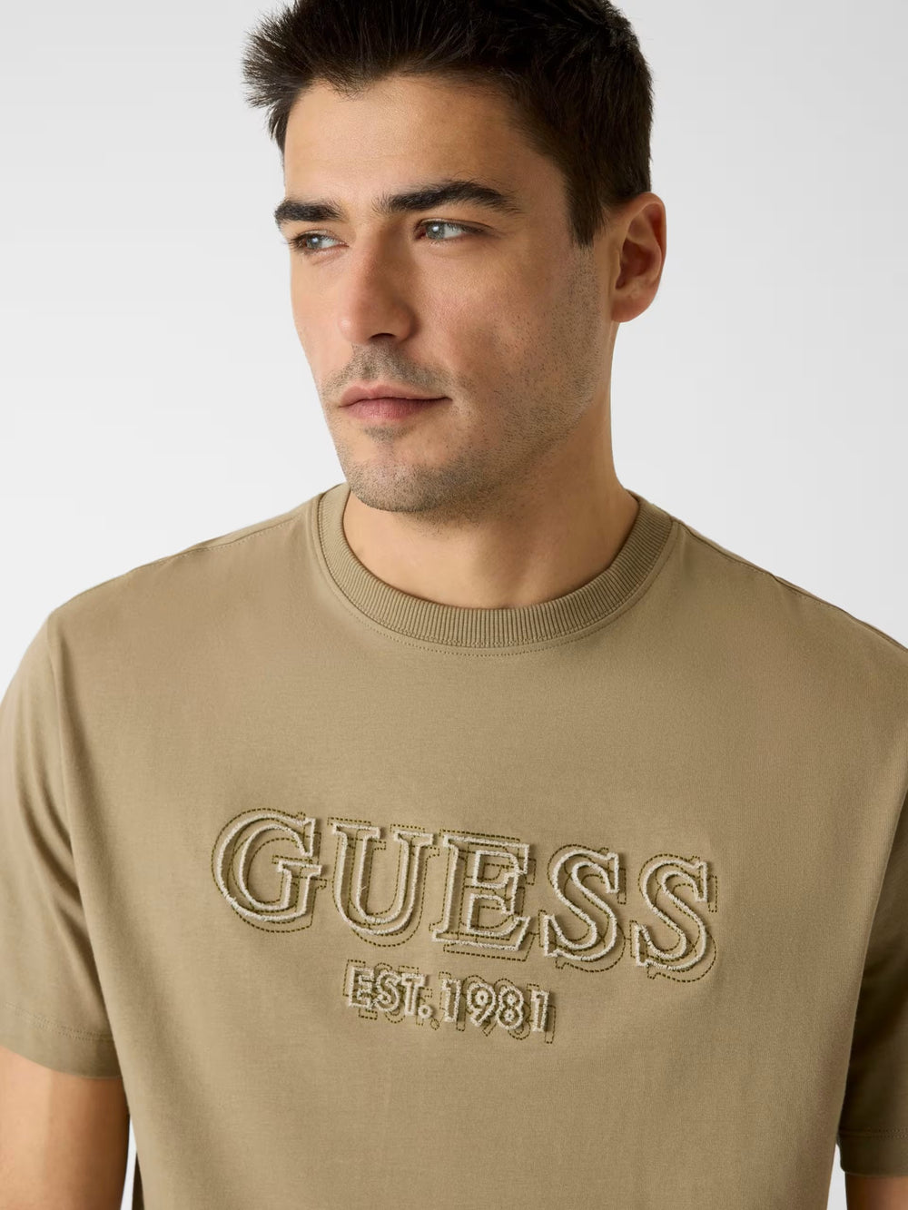GUESS Nakışlı Logo Tişört  M6RI22K8FQ4