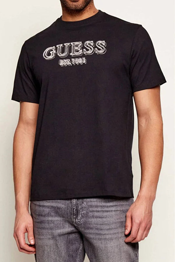 GUESS Nakışlı Logo Tişört  M6RI22K8FQ4