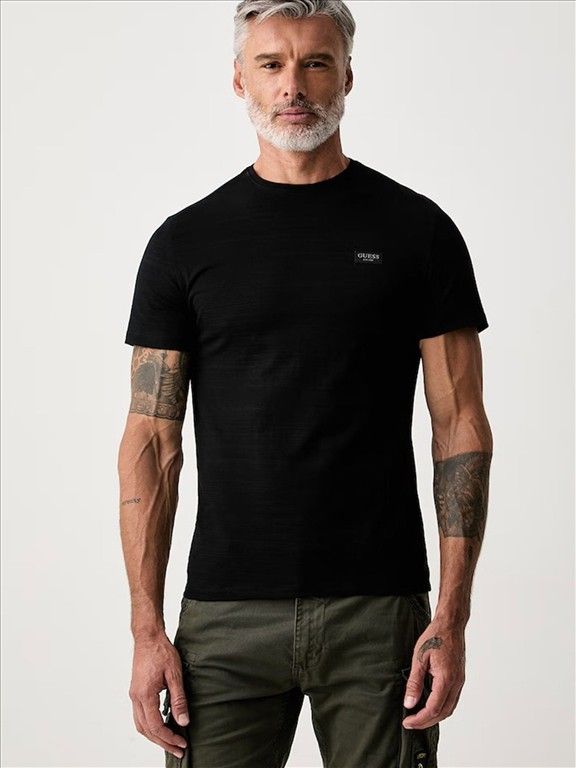 GUESS Textured Erkek Slim Fit T-Shirt M6YI48K4234