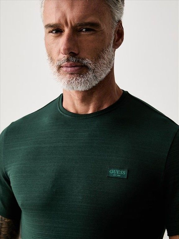GUESS Textured Erkek Slim Fit T-Shirt M6YI48K4234