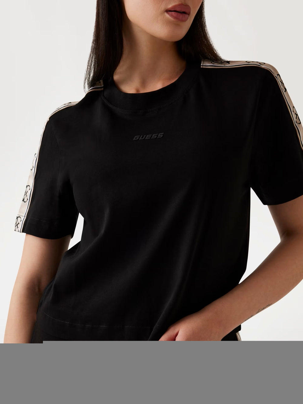 GUESS Logo Bantlı Kısa Tişört  V3RI08I3Z14