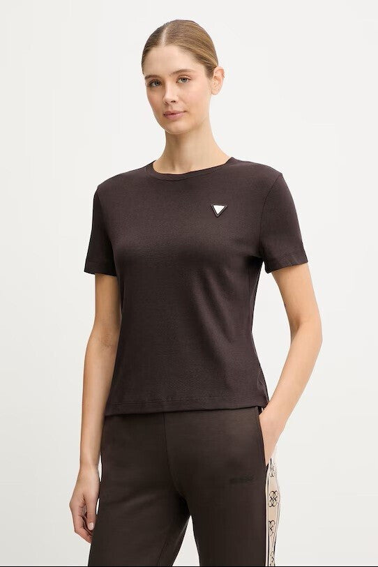 GUESS Üçgen Logolu T-shirt V6RI17KD741