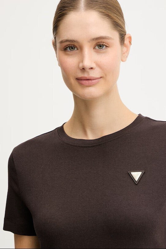 GUESS Üçgen Logolu T-shirt V6RI17KD741