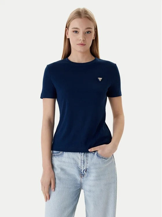 GUESS Üçgen Logolu T-shirt V6RI17KD741