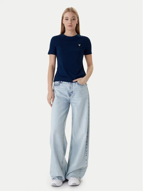 GUESS Üçgen Logolu T-shirt V6RI17KD741