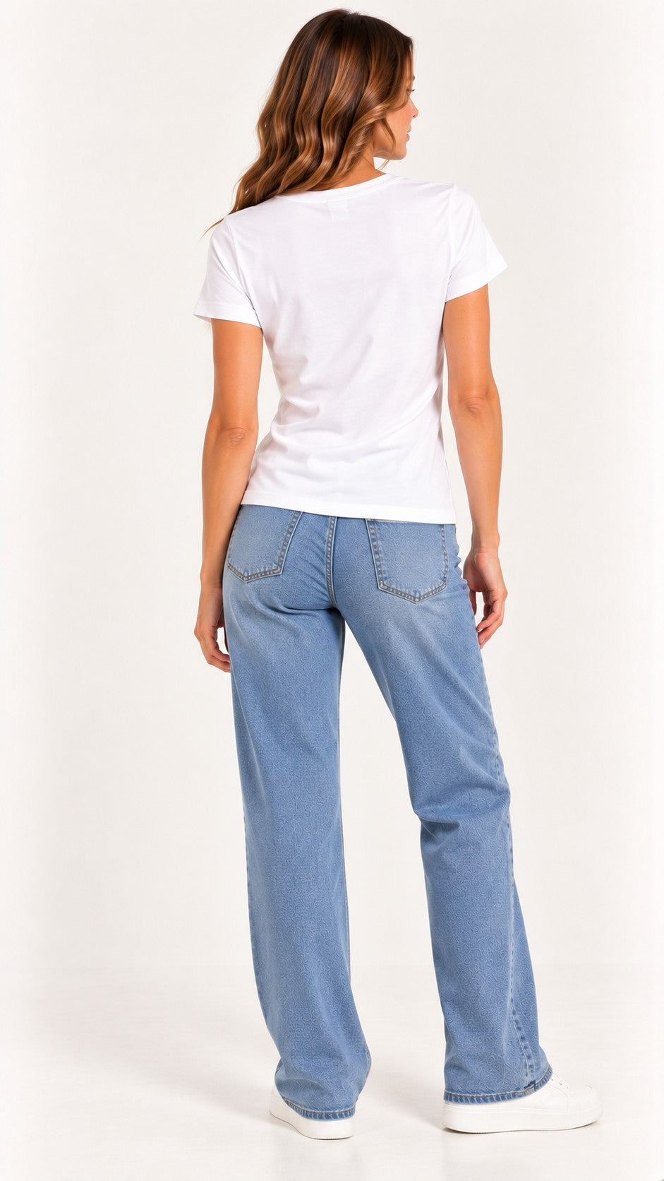 GUESS Kadın T-Shirt W6BI22K6042