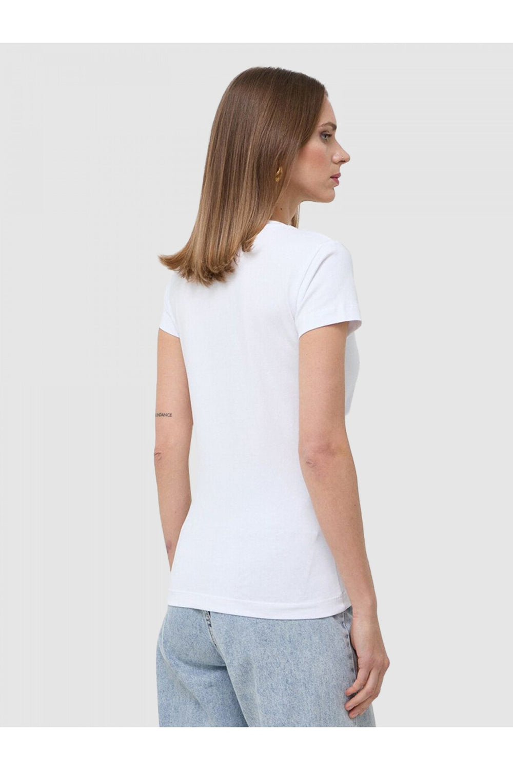 GUESS Flowers Triang Kadın Slim Fit T-shirt W4RI38J1314