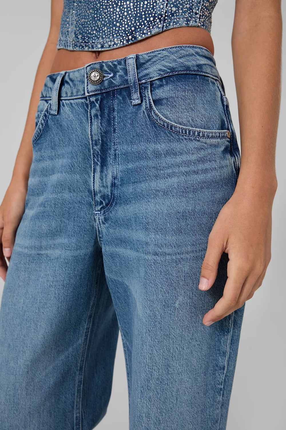 GUESS Rey geniş paça Jeans  W6BA4BD2095