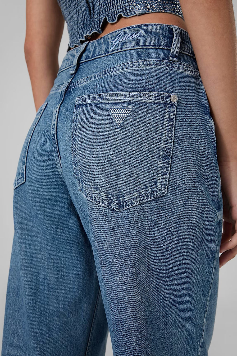 GUESS Rey geniş paça Jeans  W6BA4BD2095