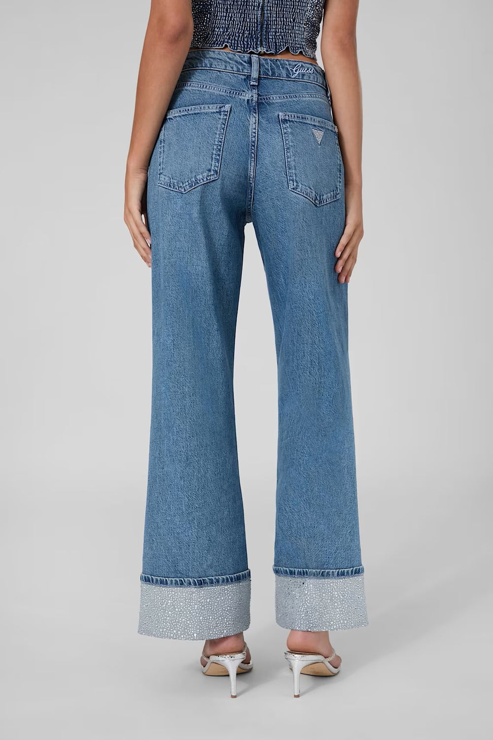 GUESS Rey geniş paça Jeans  W6BA4BD2095