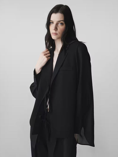 İPEKYOL Kumaş Mix Vatkalı Blazer Ceket   IS1260106019