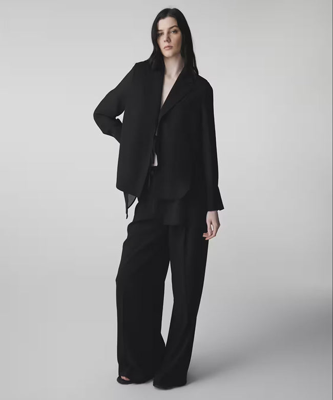 İPEKYOL Kumaş Mix Vatkalı Blazer Ceket   IS1260106019